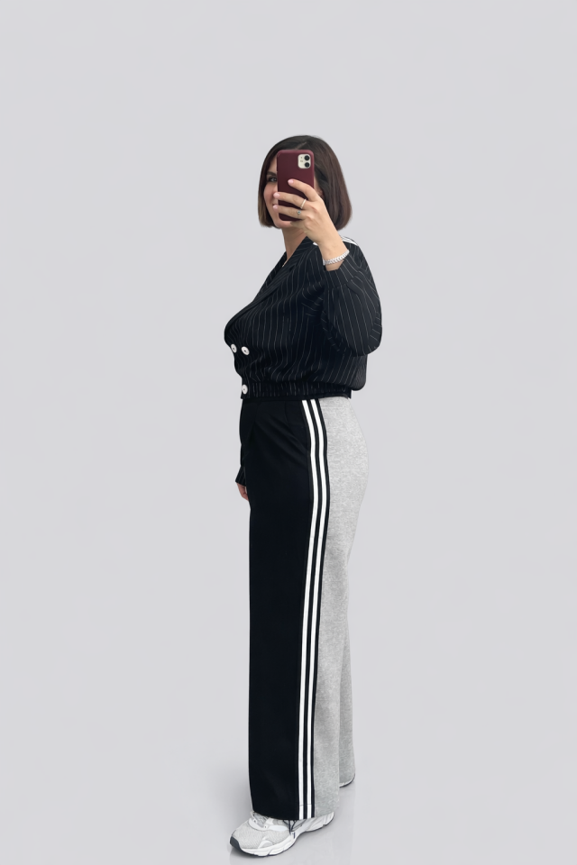 TASARIM  ÇİZGİLİ PANTOLON