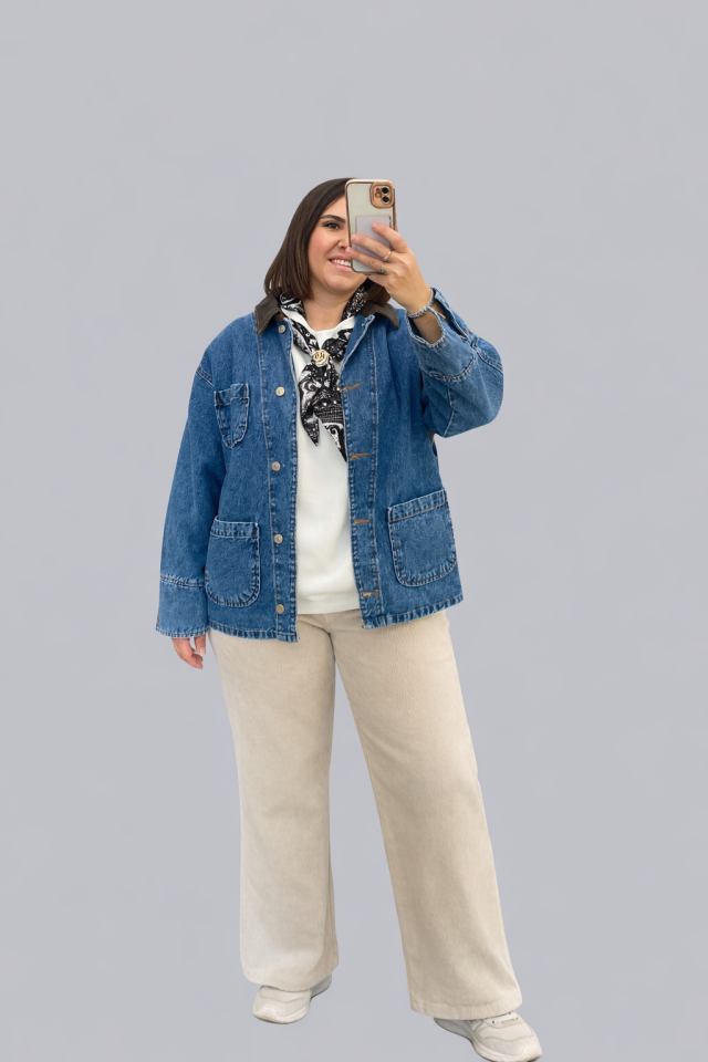 YAKA DETAYLI KOT CEKET