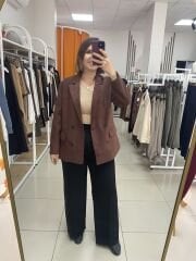 SÜET BLAZER CEKET(kahverengi)