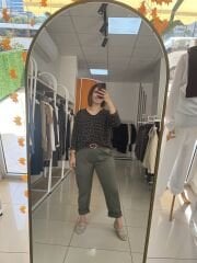 İTHAL KUMAŞ PANTOLON(HAKİ)