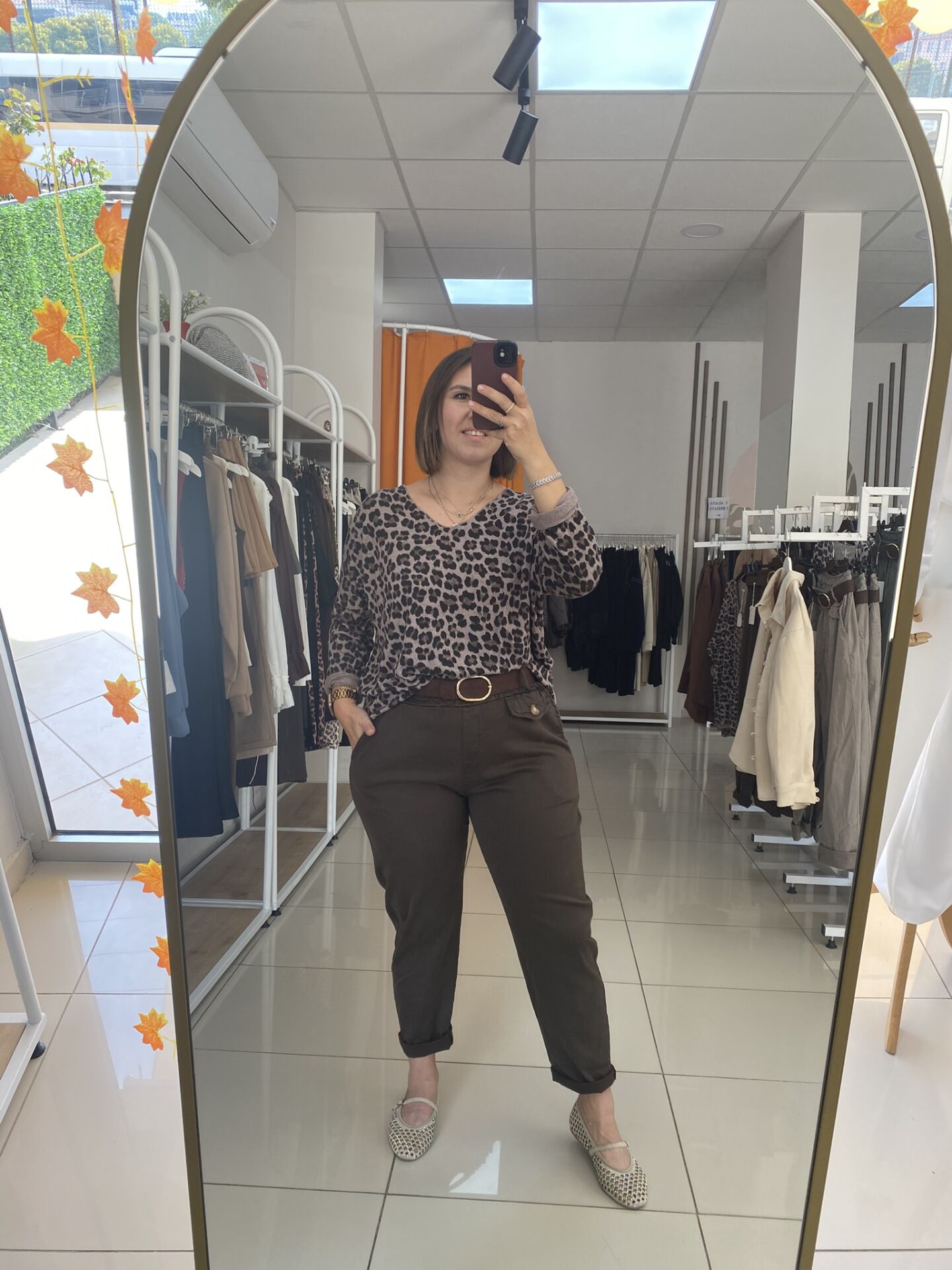 LEOPAR DESEN TRİKO(BEJ)