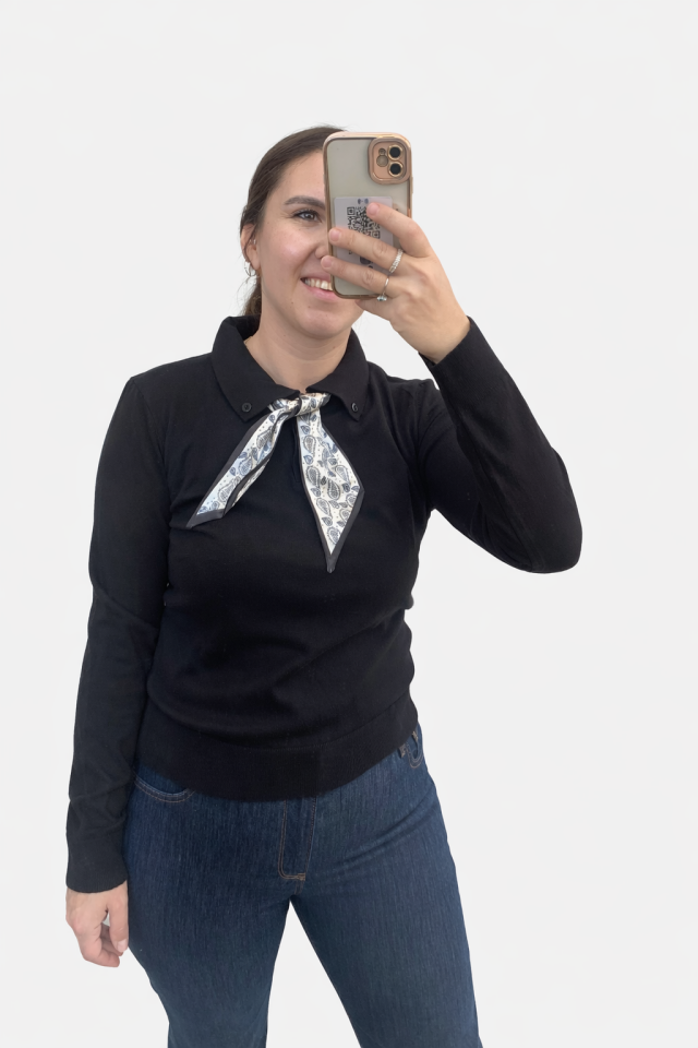 TRİKO KAZAK(SİYAH)