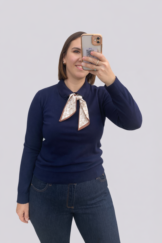 TRİKO KAZAK(LACİVERT)