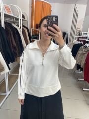 FERMUARLI SWEATSHİRT