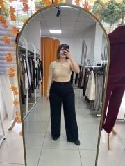 TAŞ DETAYLI TEK OMUZ BLUZ