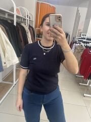 KISA KOL TRİKO KAZAK(LACİVERT)