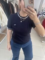 KISA KOL TRİKO KAZAK(LACİVERT)