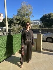 SATEN PALAZZO PANTOLON(SİYAH)