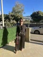 TAŞ DETAYLI ŞİFON BLUZ(SİYAH)