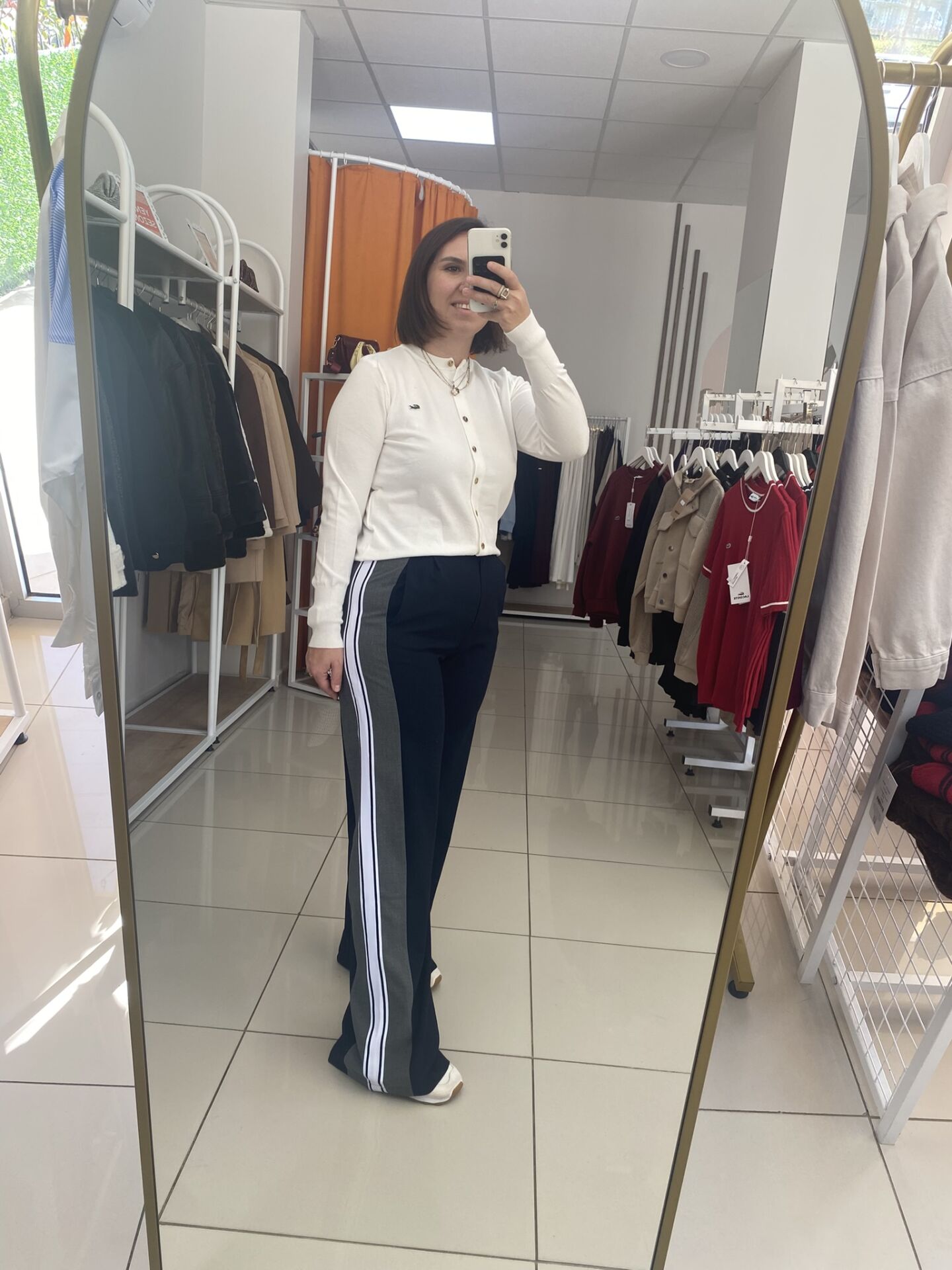 TASARIM ÇİZGİLİ PALAZZO PANTOLON