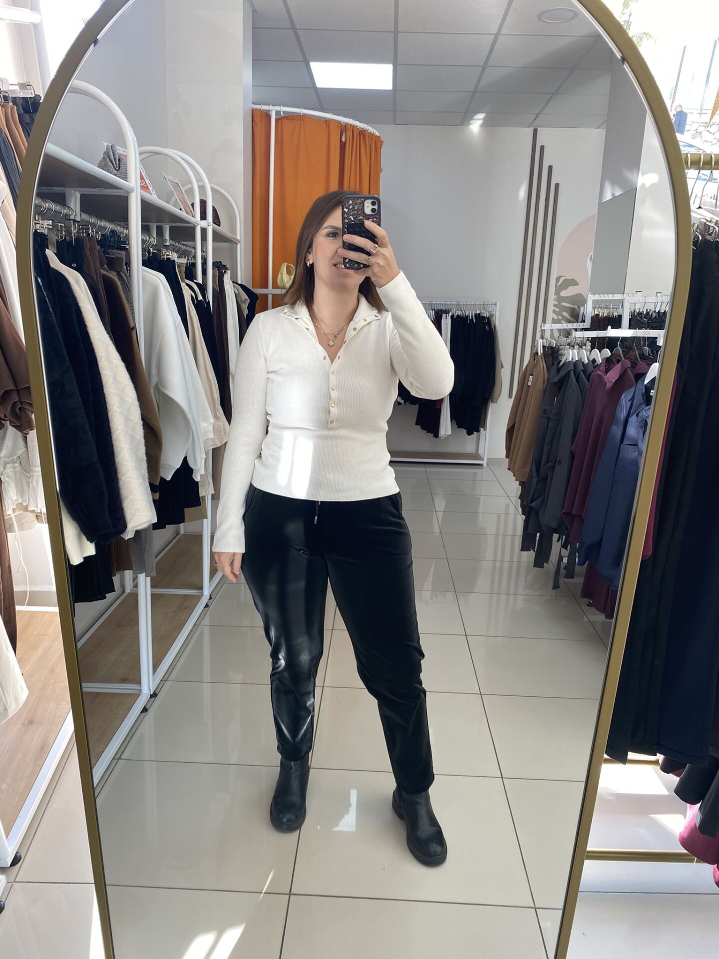 DERİ SÜET KUMAŞ PANTOLON(SİYAH)