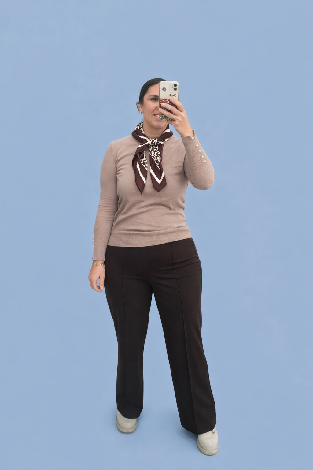 LİKRALI BÜYÜK BEDEN PANTOLON