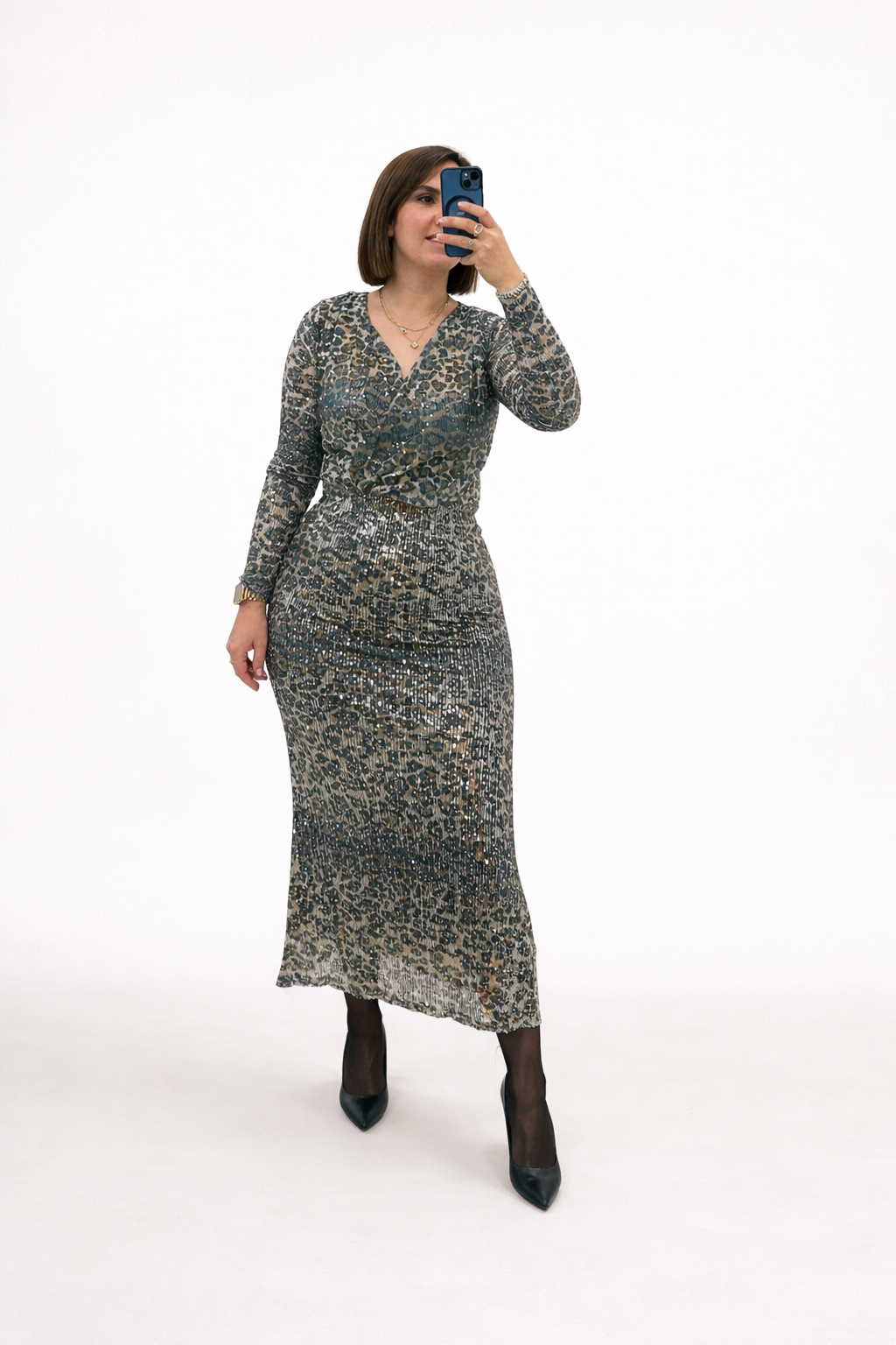 PAYETLİ LEOPAR  ETEK