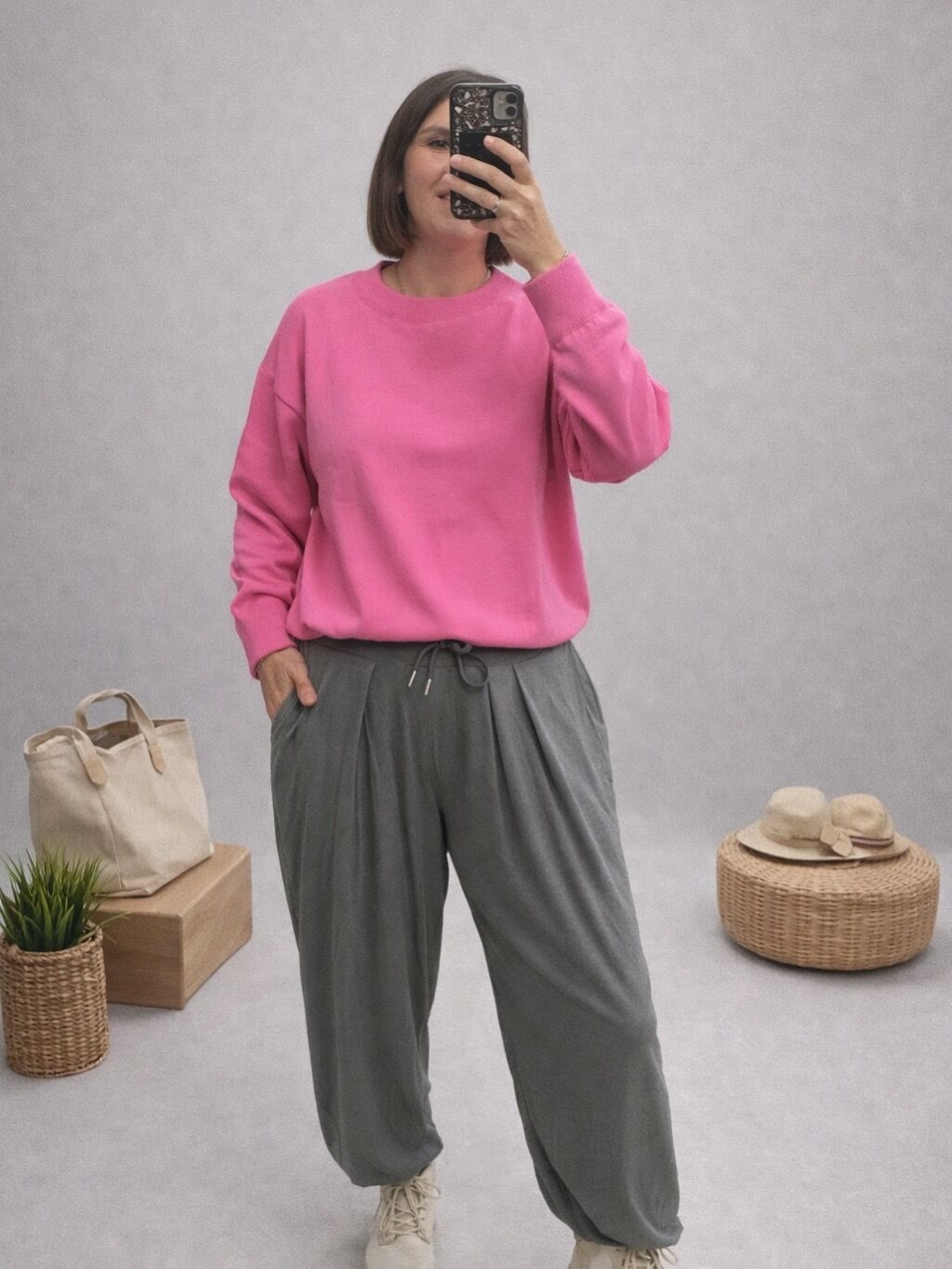 ŞALVAR EŞOFMAN ALTI(gri)